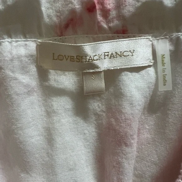 LoveShackFancy White and Pink Dress - Picture 4 of 4